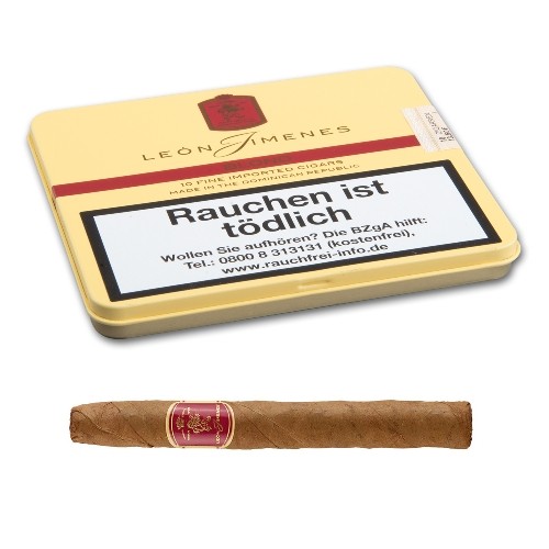 Leon Jimenes Petites Blond 10er Blechschachtel