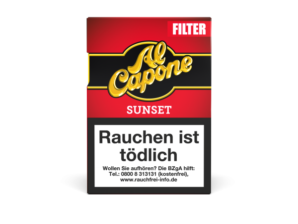 Al Capone Pockets Sunset Filter Zigarillos