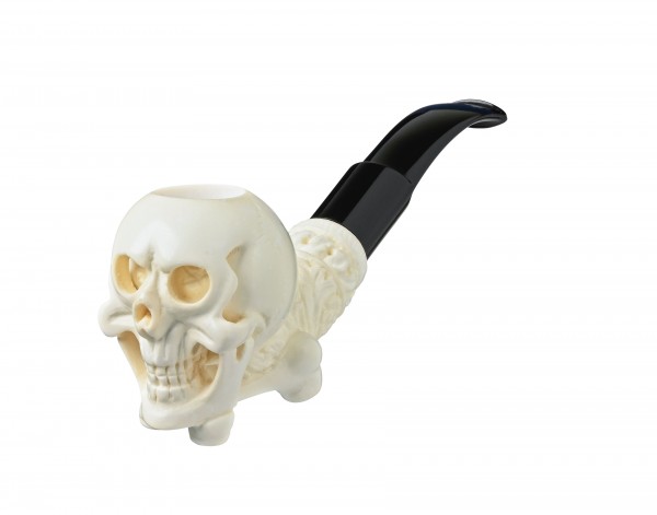Meerschaumpfeife 9mm Filter Skull