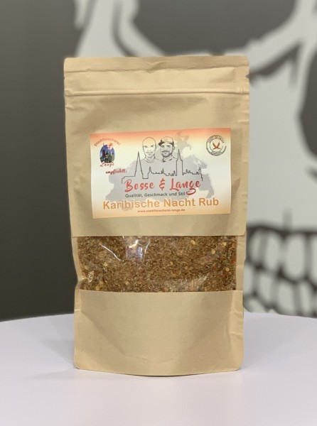 Karibische Nacht Rub Gewürzzubereitung mit Kaffee