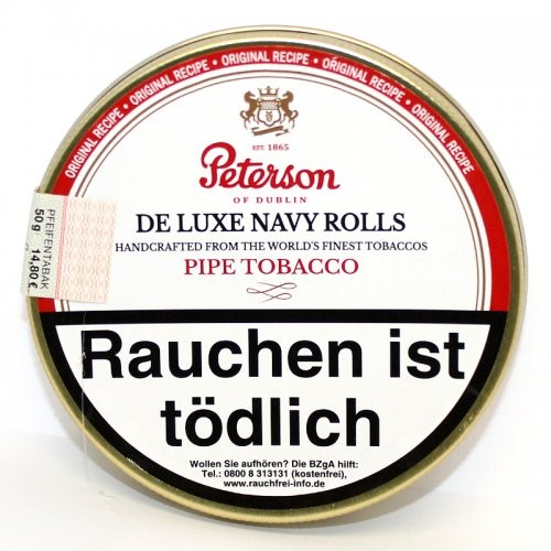 Peterson de Luxe Navy Rolls 50g